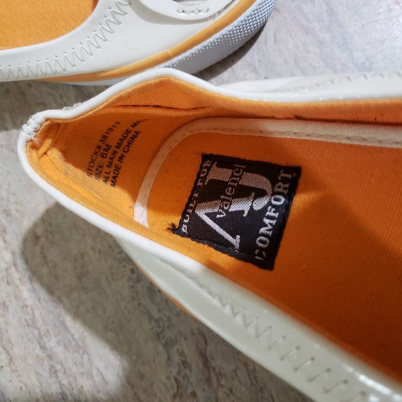 A J Valenci Comfort slip on canvas sneakers - Picture 7 of 7
